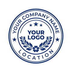 Circular Emblem Design Template for Company Logos and Branding