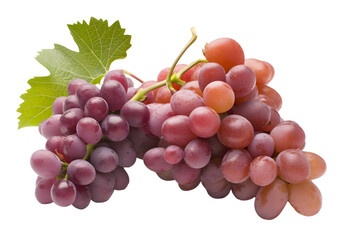 Fototapeta premium Bunch of fresh grapes PNG with transparent background for culinary and graphic uses.