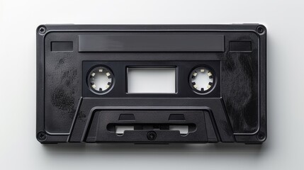 Vintage audio cassette tape from the 70s and 80s   a nostalgic retro design for music lovers
