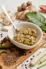 Green Thai curry paste