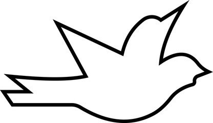 Obraz premium Birds icon, Flying birds, animals, black silhouette, monochrome bird logo, abstract sticker on house wall or glass, Printable, protect birds from impact vector symbols, template designs art elements