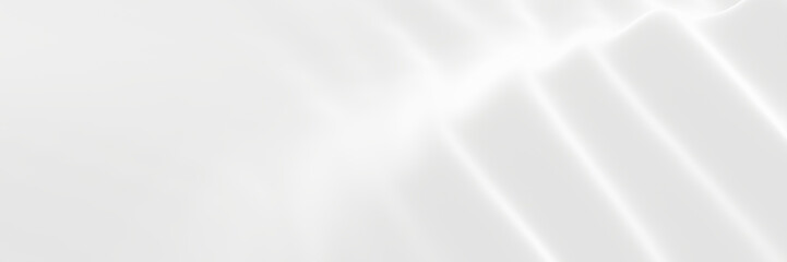 White wavy cloth  background. Rippled fabric