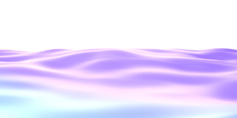 Undulating waves in pastel purple gradients, Minimalist surreal landscape with smooth fluid like surface, perfect for modern background
