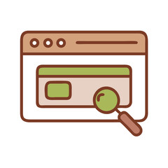 Website Header Search Icon
