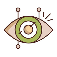 SEO Monitoring Eye Icon