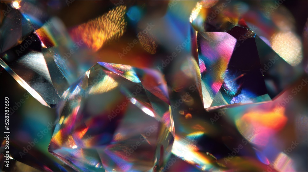 Poster abstract crystal light display background image