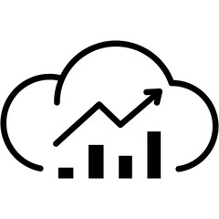 cloud productivity suite glyph icon