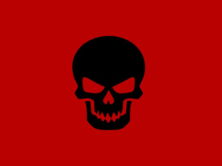 skull icon illustration design