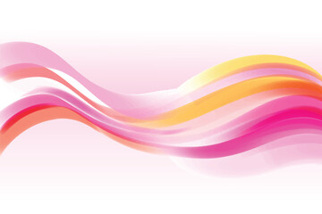 Abstract colorful elegant flowing wave design