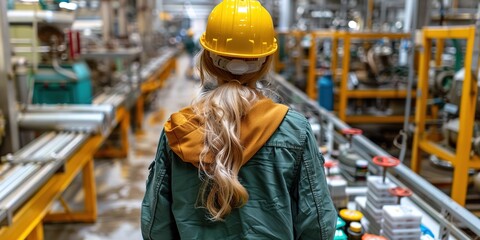 Fototapeta premium workers in warehouse