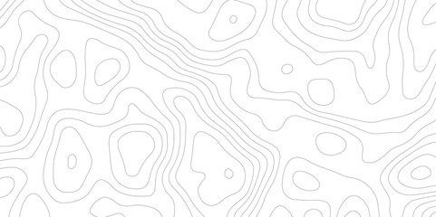  topographic map with contour lines and white background, ideal for surface design and geographical studies