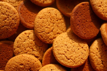  Food Texture Background, brown cookies