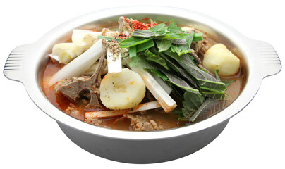 Spicy Korean Pork Backbone Stew with Vegetables