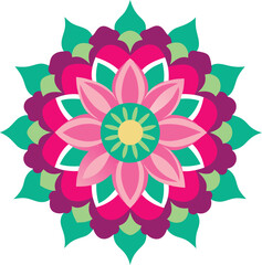 vector illustration of a flower