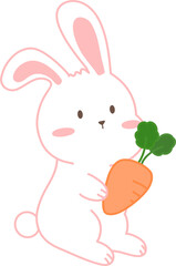 rabbit with carrot