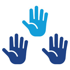 Participation Dual Tone Icon Element For Design