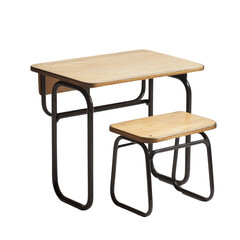 Classic student desk and chair set perfect for educational settings or study areas