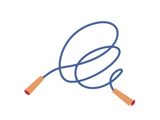 Tangled jump rope illustration design element
