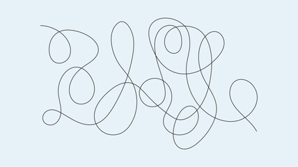 abstract dotted line. Hand drawn curve dotted line vector set.