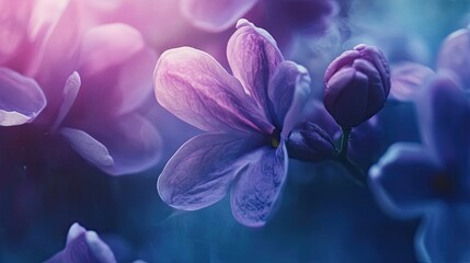 Purple Lilac Flower Blossom Macro Close-up