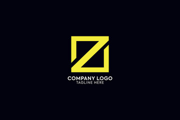 alphabet letter z, initial letter z Minimal awesome trendy professional logo design template, letter z business logo 