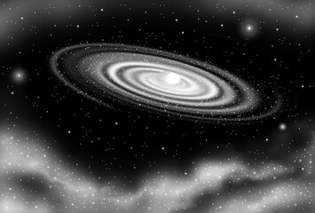 宇宙・宇宙空間 - 渦巻銀河・渦状星雲・銀河・ガス状星雲