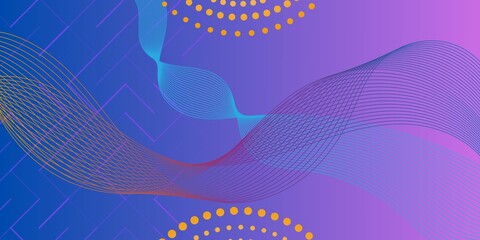 Elegant abstract background in blue and purple colors with subtle gradients and wave lines effects. Suitable for luxury branding, packaging, and editorial layouts.