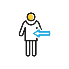 Multi color icon for internal