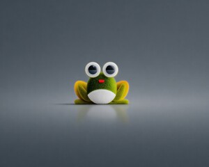 Obraz premium Cute cartoon frog