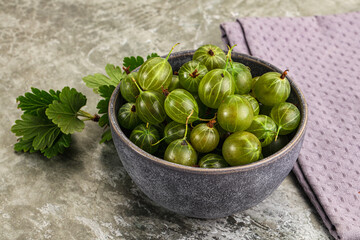 Ripe sweeet and juicy gooseberry