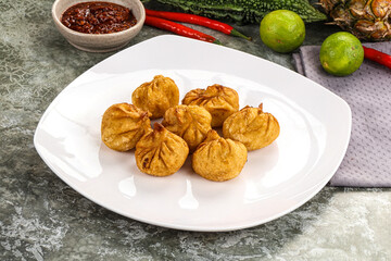 Tibetian cuisine - Momo stuffed dumplings