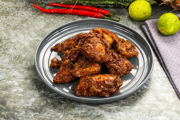 Indian cuisine - Vindaloo fish with spices