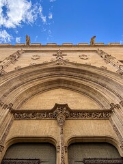 detail of the facade