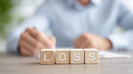 Investment planning and diversification concept. Managing investment and business risk to avoid excessive losses. Focusing on clear goals.