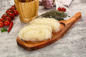 Dry Raw rice noodles Funchosa