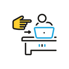 Multi color icon for force