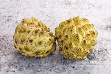 Ripe sweet juicy anona fruit