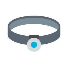 Zoology Tracking Collar Transparent Background