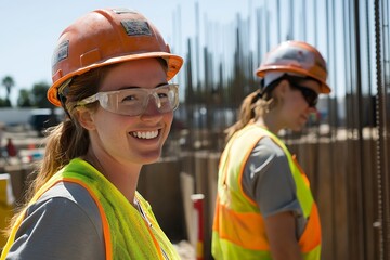 Women Engineers Working on Construction Site Promoting Diversity in Technical Fields