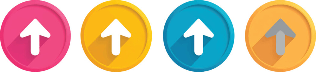 Glossy surfboard vector illustration for website upload icon design