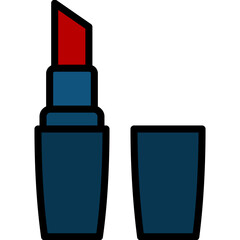 Lipstick Outline Flat Icon, Fashion Shopping Store Element Outline Flat Icon