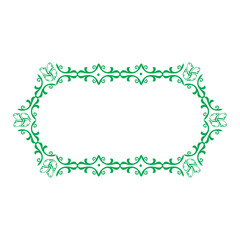 Eslimi Tazhib Iranian Art Design Text Box Text Input Area Floral Vector