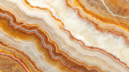Obraz premium Highly Detailed Amber and White Onyx Texture