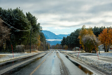 European Route E6 in Troms County - Norway