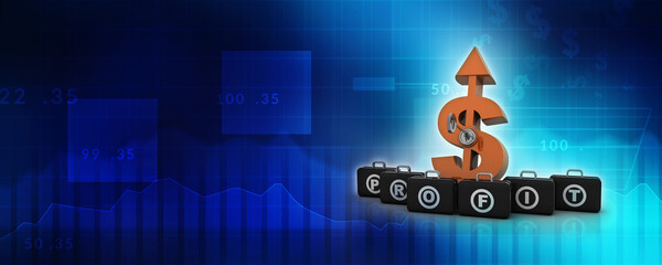 3d rendering insert key Dollar symbol 
