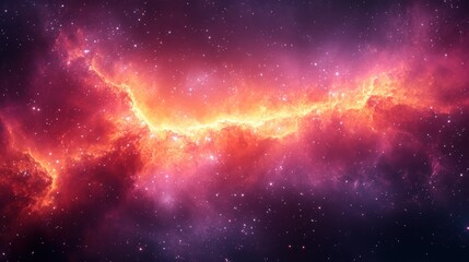 Ethereal Nebula Radiance Majestic Starry Sky Cosmic Cloud Deep Space Scenic Vast Universe Celestial Glow
