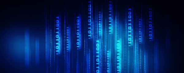 2d illustration Abstract futuristic electronic circuit technology background