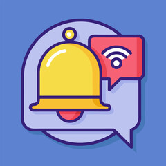 alarm clock icon on white