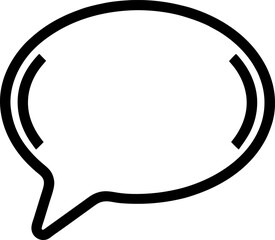 vector illustration of a speech bubble