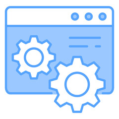 Setting Blue Icon